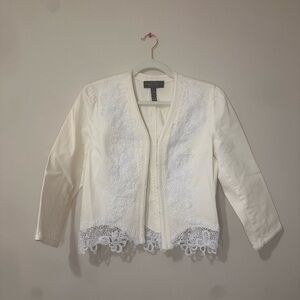 Ralph Lauren Lace Trim Jacket